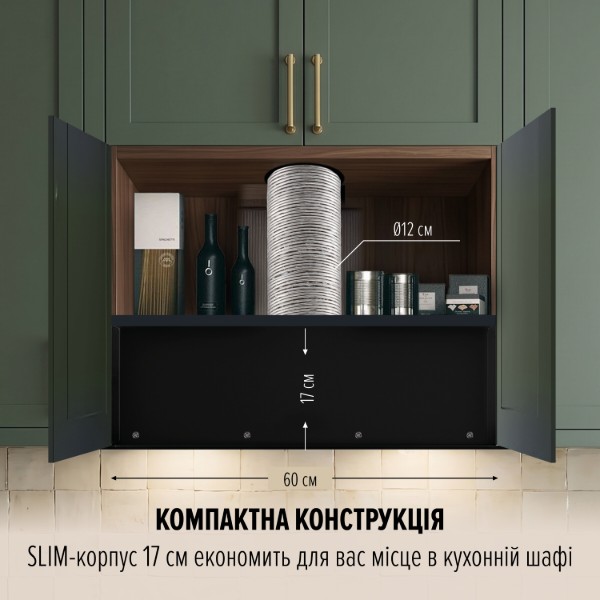 Фото - Вытяжка встраиваемая Perfelli VIOLA 5JWRB NERO SILENZIO