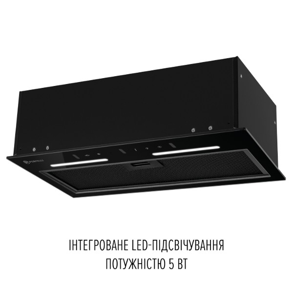 Фото - Вытяжка встраиваемая Perfelli VIOLA 5JWRB NERO SILENZIO