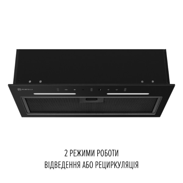 Фото - Вытяжка встраиваемая Perfelli VIOLA 5JWRB NERO SILENZIO