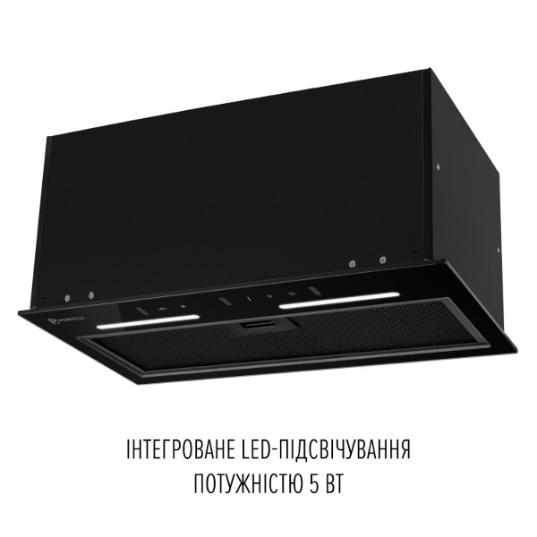 Фото - Витяжка вбудована Perfelli VIOLA 5PWRB NERO