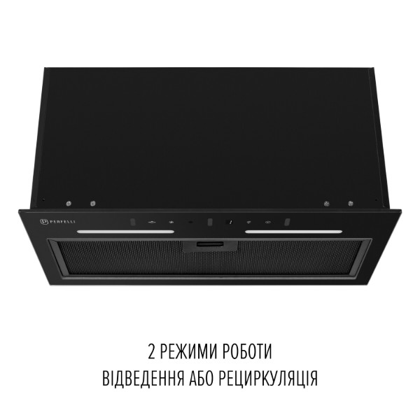 Фото - Витяжка вбудована Perfelli VIOLA 5PWRB NERO