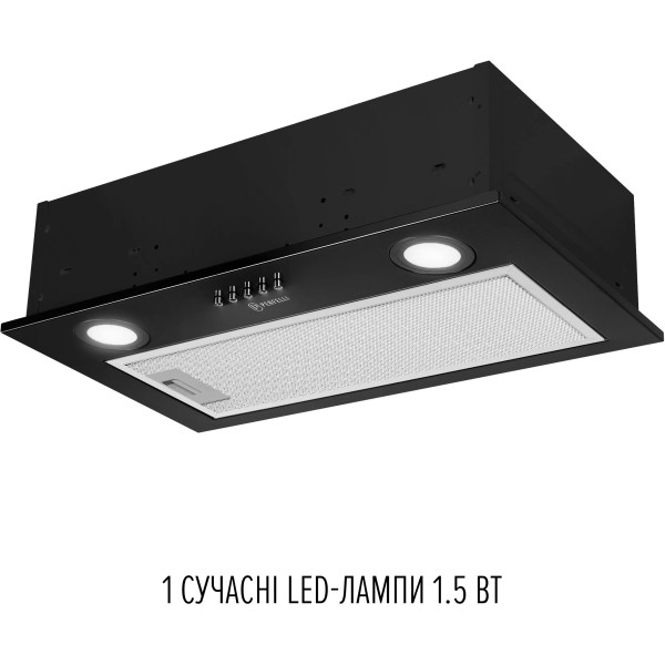 Фото - Витяжка вбудована Perfelli BI 5212 BL LED