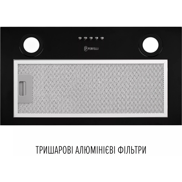 Фото - Витяжка вбудована Perfelli BI 5212 BL LED