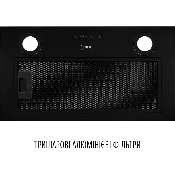 Фото - Витяжка вбудована Perfelli BI 5212 FBL LED