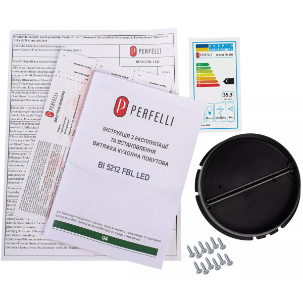 Фото - Витяжка вбудована Perfelli BI 5212 FBL LED
