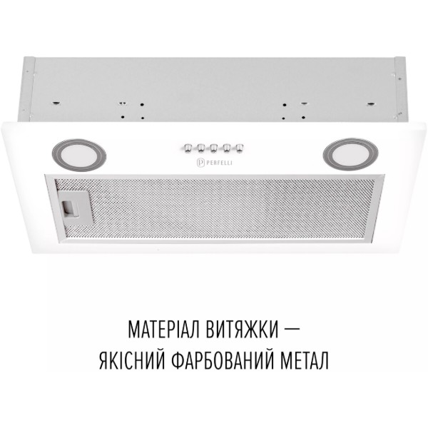 Фото - Витяжка вбудована Perfelli BI 5212 WH LED
