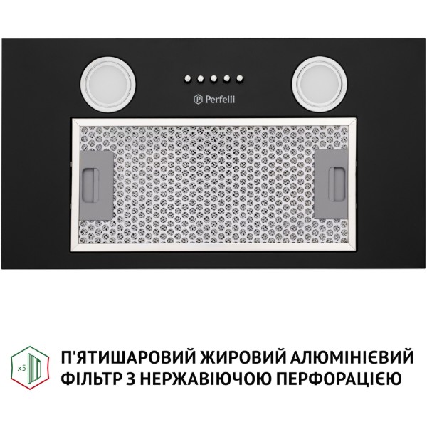 Фото - Вытяжка встраиваемая Perfelli BI 5252 BL 700 LED