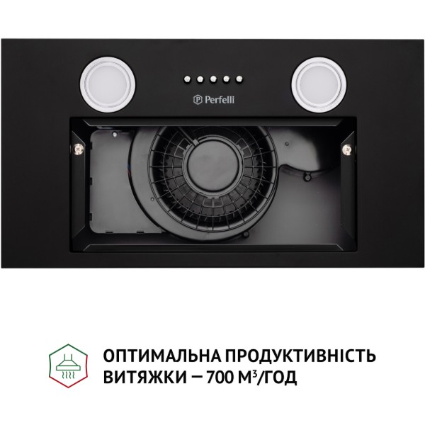 Фото - Вытяжка встраиваемая Perfelli BI 5252 BL 700 LED
