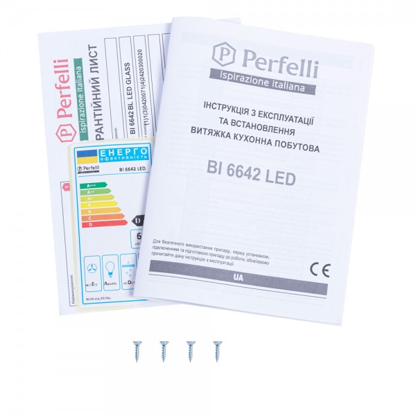 Фото - Вытяжка встраиваемая Perfelli BI 6642 BL LED