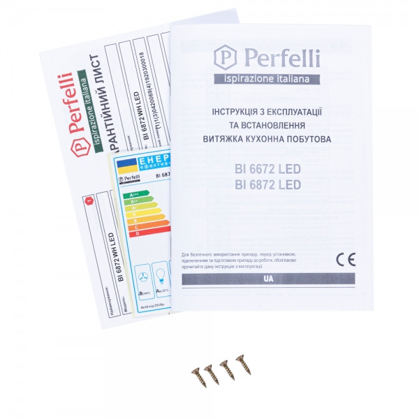 Фото - Вытяжка встраиваемая Perfelli BI 6872 WH LED