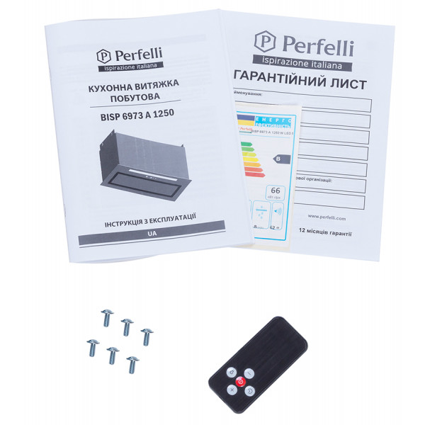 Фото - Вытяжка встраиваемая Perfelli BISP 6973 A 1250 W LED Strip