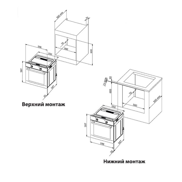 Фото - Духовой шкаф Perfelli BOE 6610 IV RETRO