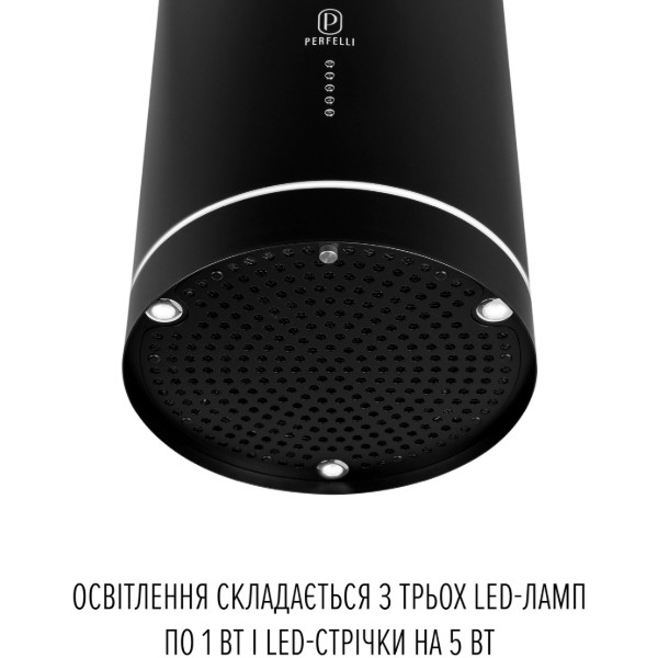 Фото - Вытяжка декоративная Perfelli CENTRO 35PEB NERO