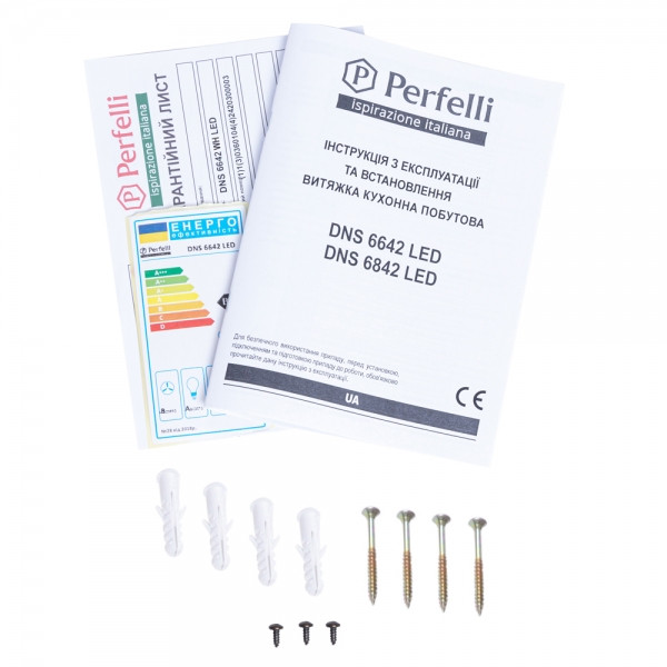 Фото - Вытяжка декоративная Perfelli DNS 6642 WH LED