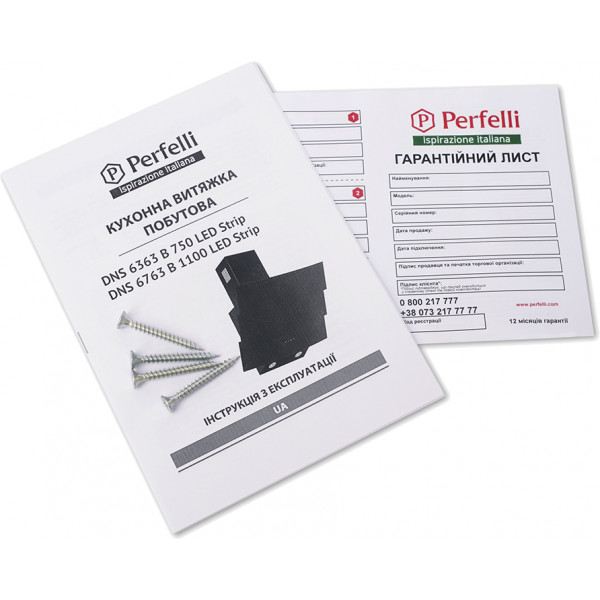 Фото - Вытяжка декоративная Perfelli DNS 6763 B 1100 IV LED Strip