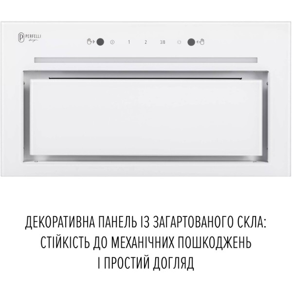 Фото - Вытяжка встраиваемая Perfelli DESIGN FILINI 5 BIANCO SILENZIO