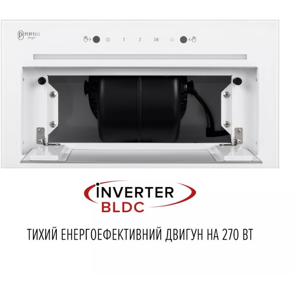 Фото - Вытяжка встраиваемая Perfelli DESIGN FILINI 5 BIANCO SILENZIO
