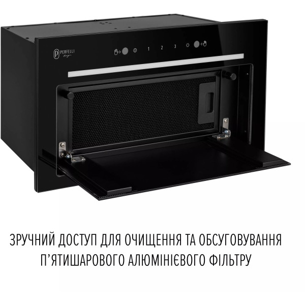 Фото - Вытяжка встраиваемая Perfelli DESIGN FILINI 5 NERO