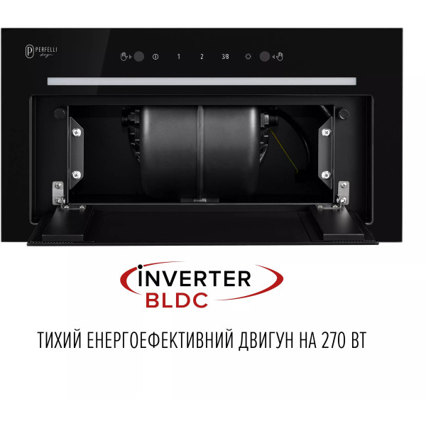 Фото - Вытяжка встраиваемая Perfelli DESIGN FILINI 5 NERO SILENZIO