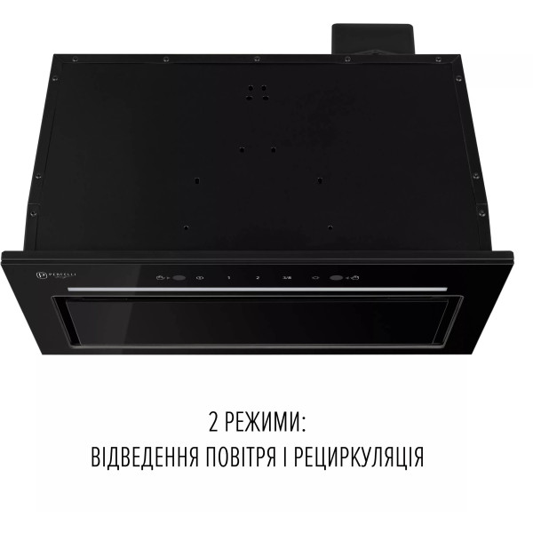 Фото - Вытяжка встраиваемая Perfelli DESIGN FILINI 5 NERO SILENZIO