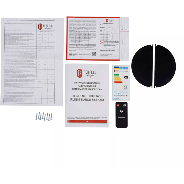 Фото - Вытяжка встраиваемая Perfelli DESIGN FILINI 5 NERO SILENZIO