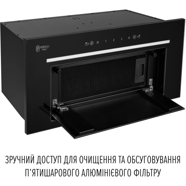 Фото - Вытяжка встраиваемая Perfelli DESIGN FILINI 6 NERO