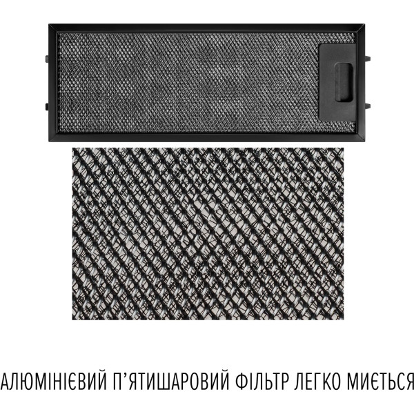 Фото - Вытяжка встраиваемая Perfelli DESIGN FILINI 6 NERO