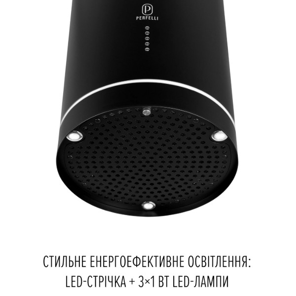 Фото - Витяжка декоративна Perfelli FLOW 35PEB NERO