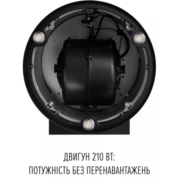 Фото - Витяжка декоративна Perfelli FLOW 35PEB NERO