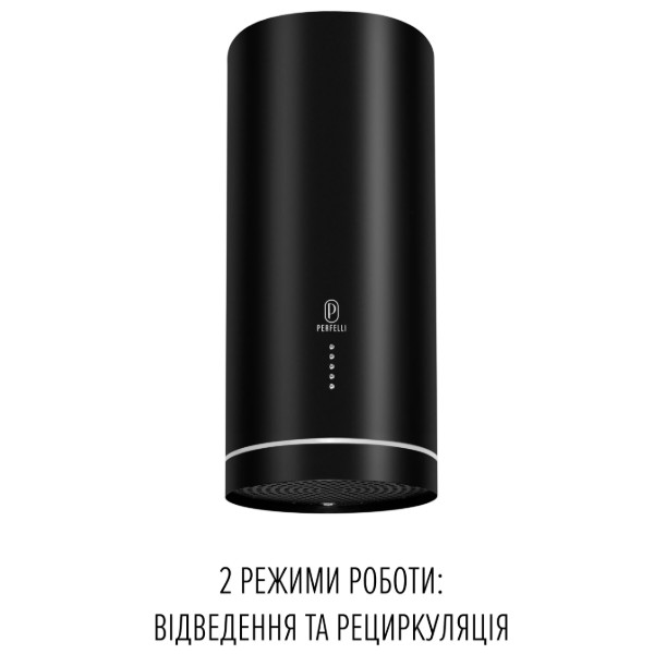 Фото - Витяжка декоративна Perfelli FLOW 35PEB NERO