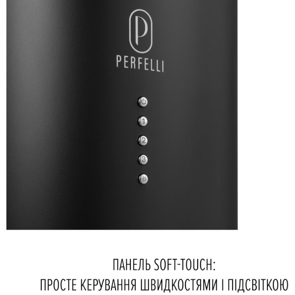 Фото - Витяжка декоративна Perfelli FLOW 35PEB NERO