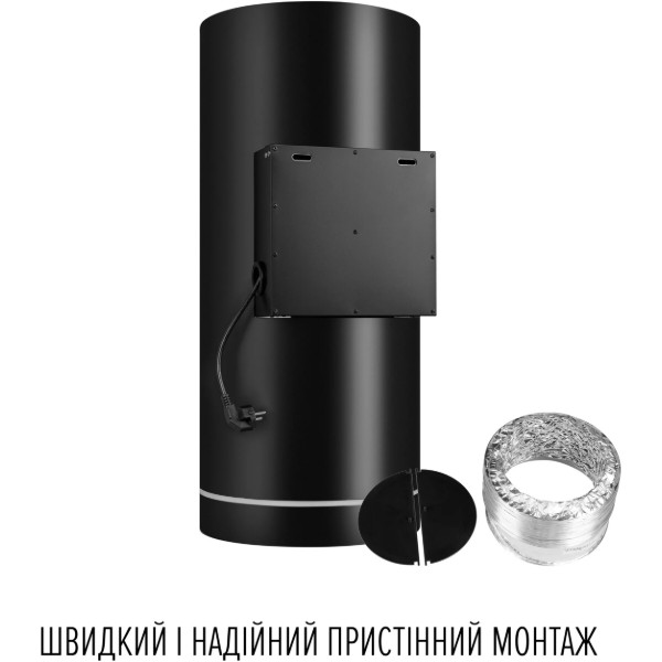 Фото - Витяжка декоративна Perfelli FLOW 35PEB NERO