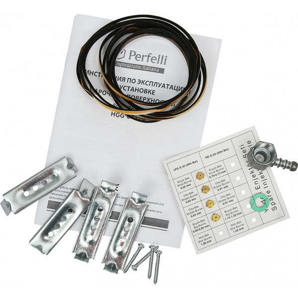 Фото - Варочная панель газовая Perfelli HGG 61124 BL