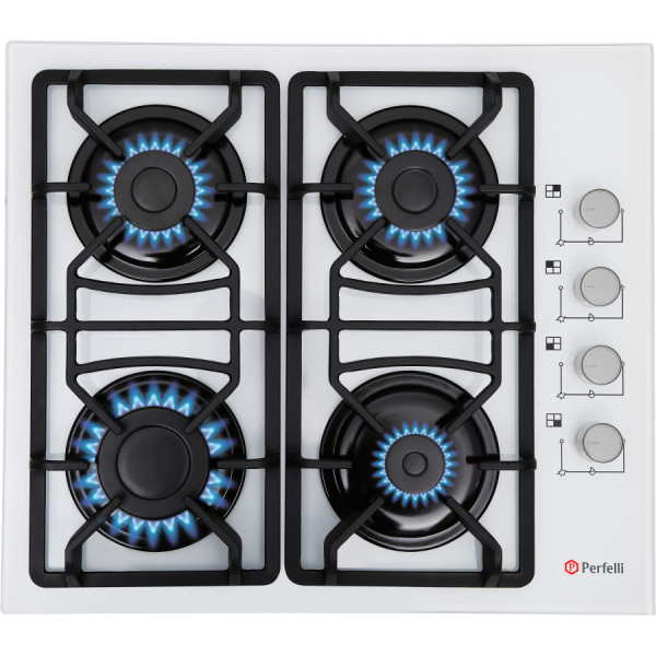 Фото - Варильна панель газова Perfelli HGG 61124 WH