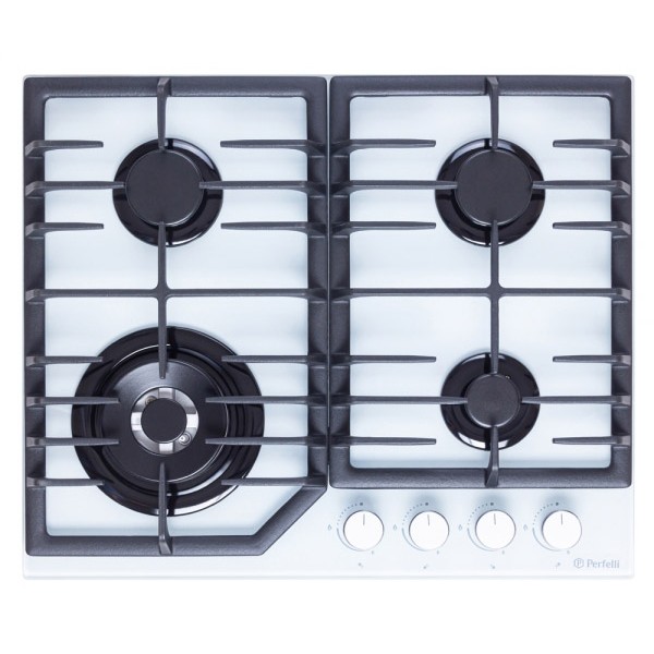 Фото - Варочная панель газовая Perfelli HGG 61694 WH Фото - Варочная панель газовая Perfelli HGG 61694 WH