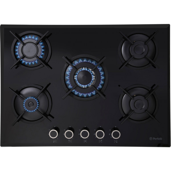 Фото - Варочная панель газовая Perfelli HGG 71643 BL