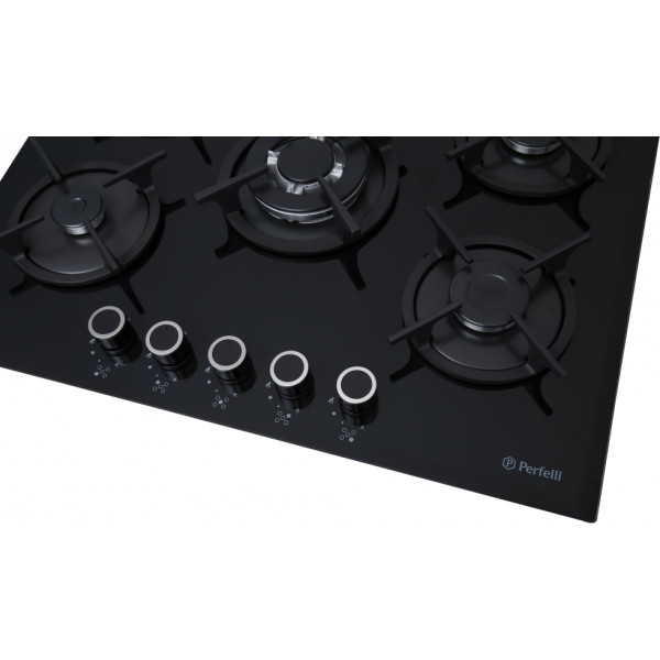 Фото - Варочная панель газовая Perfelli HGG 71643 BL