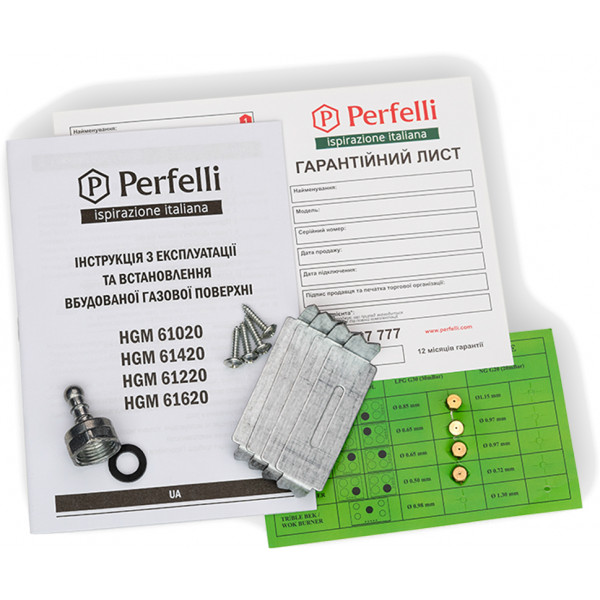 Фото - Варочная панель газовая Perfelli HGM 61420 IV