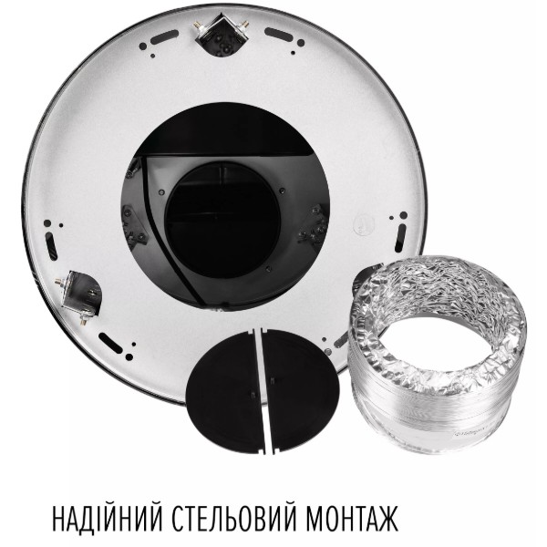 Фото - Вытяжка декоративная Perfelli DESIGN ISOLA 35 NERO SILENZIO