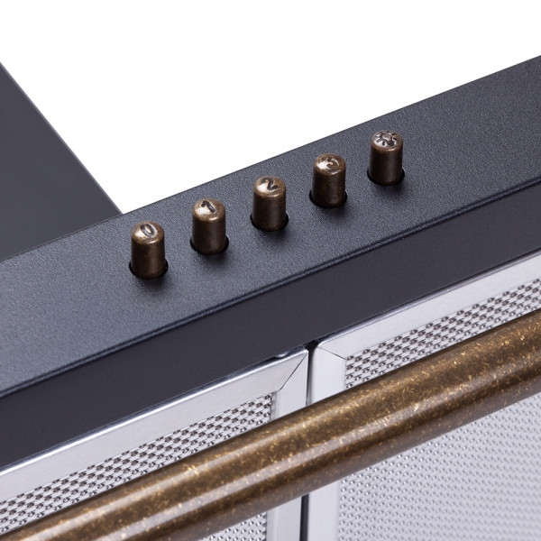 Фото - Вытяжка декоративная Perfelli K 6632 C BL RETRO 1000 LED