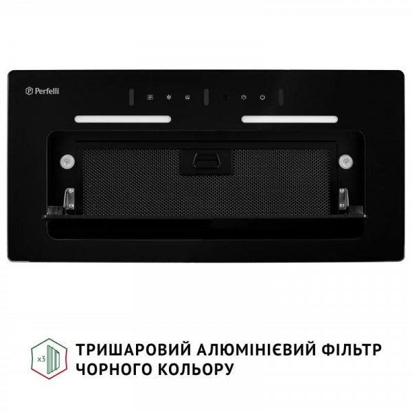 Фото - Уцінка - Витяжка вбудована Perfelli NUOVA 6PWRB NERO