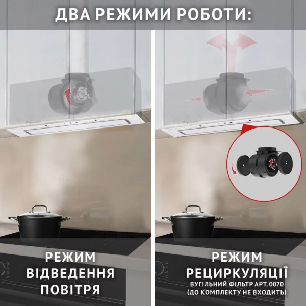 Фото - Вытяжка встраиваемая Perfelli NUOVA 6PWRX BIANCO