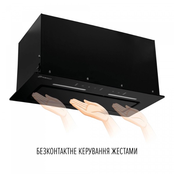 Фото - Витяжка вбудована Perfelli NUOVA 6QWRB NERO SILENZIO