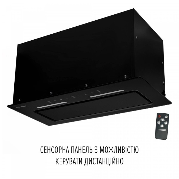 Фото - Витяжка вбудована Perfelli NUOVA 6QWRB NERO SILENZIO