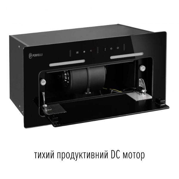Фото - Витяжка вбудована Perfelli NUOVA 6QWRB NERO SILENZIO