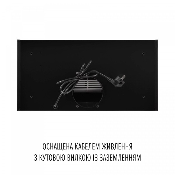 Фото - Витяжка вбудована Perfelli NUOVA 6QWRB NERO SILENZIO