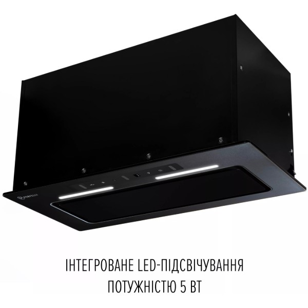 Фото - Витяжка вбудована Perfelli NUOVA 6QWRBM NERO SILENZIO