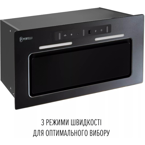 Фото - Витяжка вбудована Perfelli NUOVA 6QWRBM NERO SILENZIO