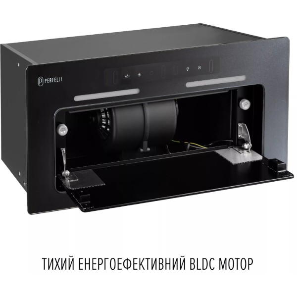 Фото - Витяжка вбудована Perfelli NUOVA 6QWRBM NERO SILENZIO