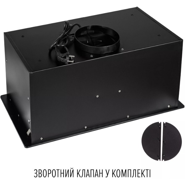 Фото - Витяжка вбудована Perfelli NUOVA 6QWRBM NERO SILENZIO